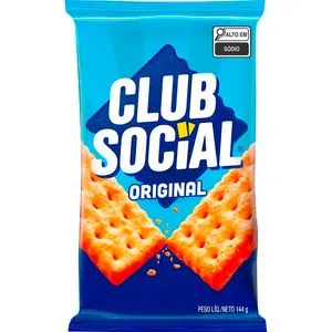 Biscoito Club Social Original Pacote com 144g